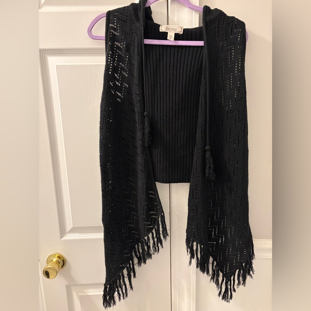 Decree Waterfall Hooded Cardigan